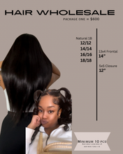 Load image into Gallery viewer, Luxury Hair Wholesale HD Lace Frontals &amp; Bundles
